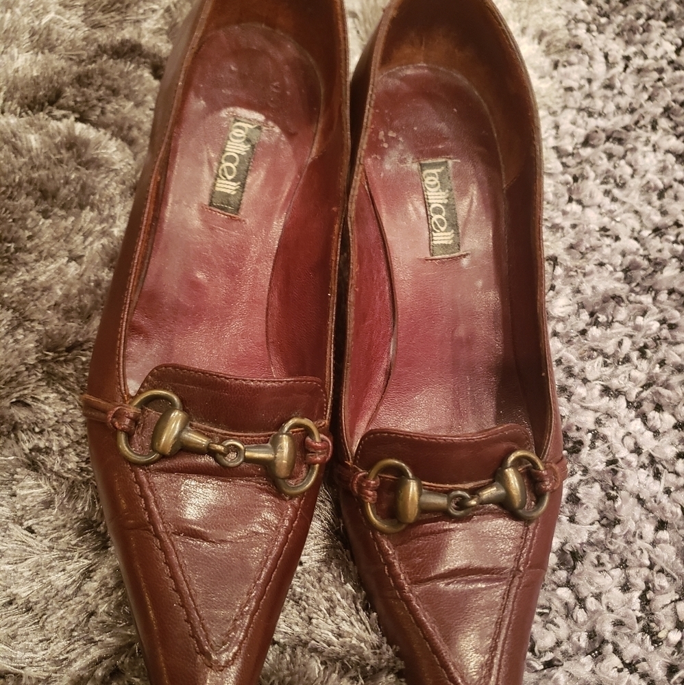 Botticelli Womens Heel Shoes Burgundy Size 9